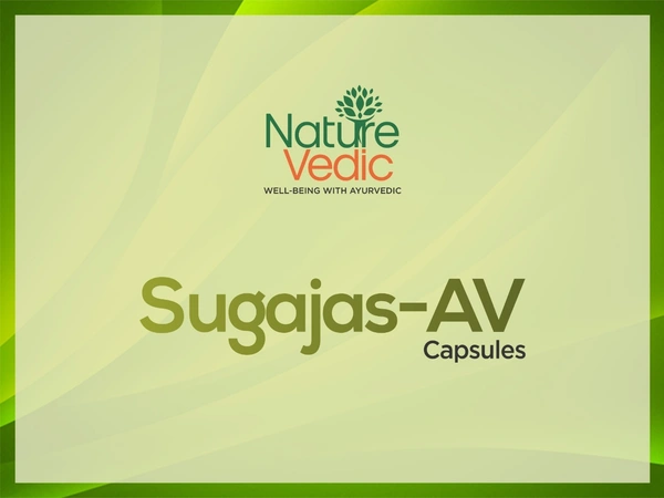 Nature Vedic Sugajas-AV Capsules Ayurvedic Formula for Control Blood Sugar Levels | 30 Caps  - 30 Capsules